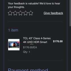 TCL Roku Tv 43in
