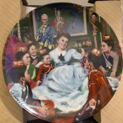 KNOWLES COLLECTOR PLATE GETTING TO KNOW YOU THE KING & I SERIES 3RD  LTD ED COA