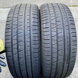 2) 255/55/20 Pirelli Scorpion Verde Tires  Great Condition   DOT 1321  $180 for both  I carry other sizes as well