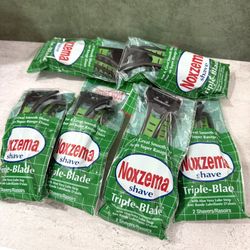 6 NEW Noxzema Triple Blade