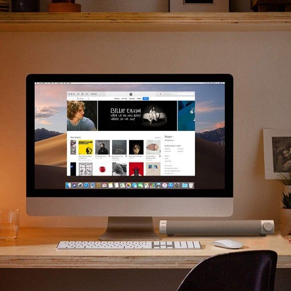 Desktop Speakers Bar for Computer PC Monitor Projectors Cell Phones