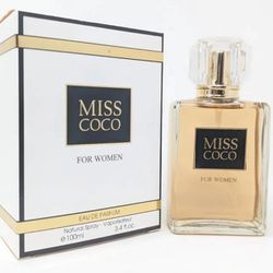 MISS COCO  Eau de Parfum for Woman, by Fragrance Couture 3.4 fl. oz. (100ml)