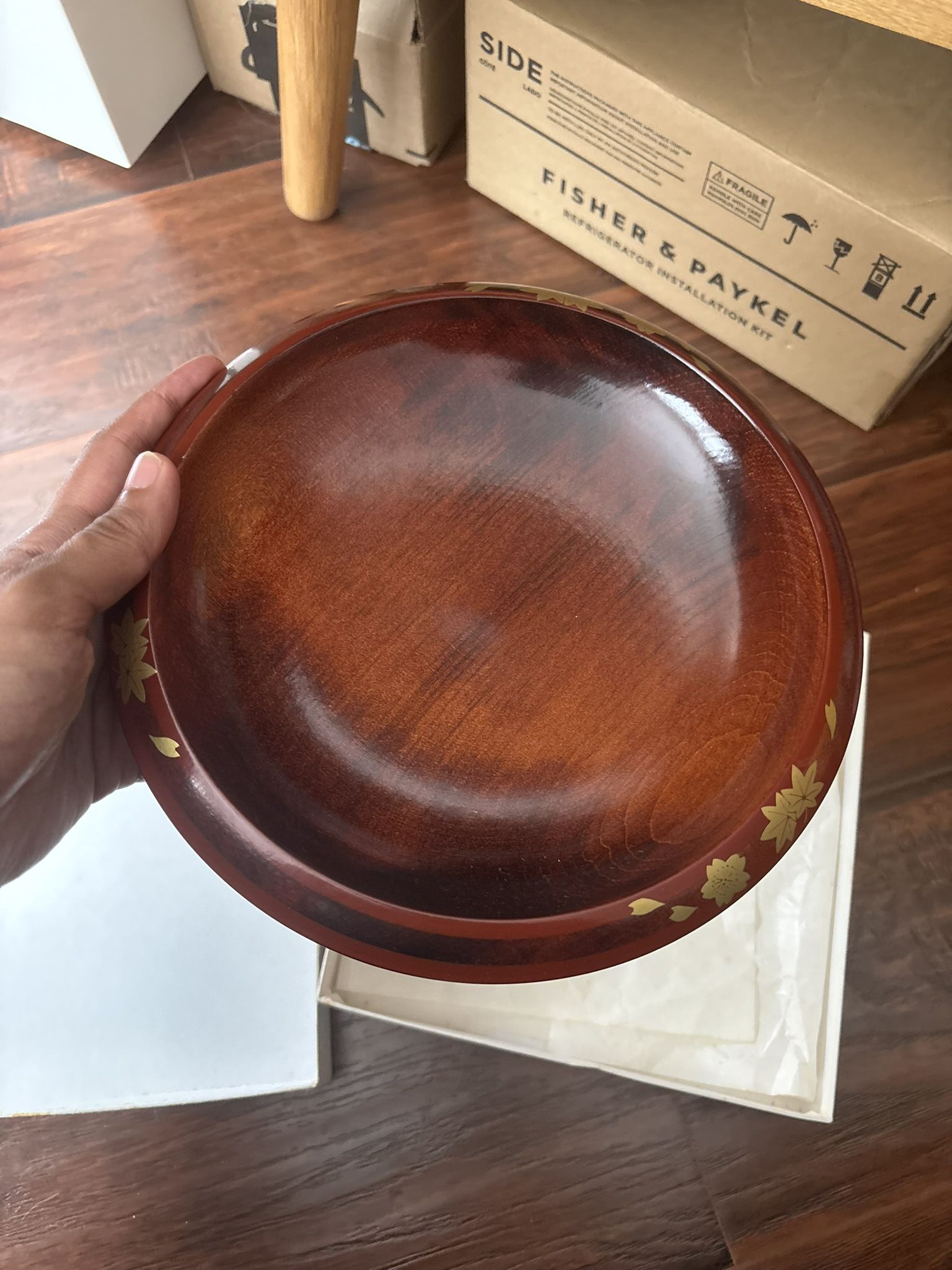 Japanese Wooden Plate 