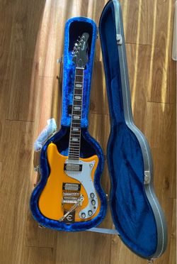 Epiphone 150th Anniversary Crestwood Custom Orange w/ Original Case - Mint