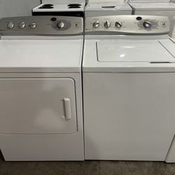 GE set Washer And Dryer Electric 