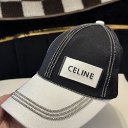 Black & White Diamond Hat