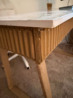 Desk and chair (no monitor)