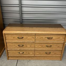 Wooden Dresser with Drawers