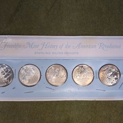 Silver American Revolution Commemorative Coins
