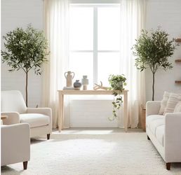 Shaker 48 in. Unfinished Standard Rectangle Wood Console Table