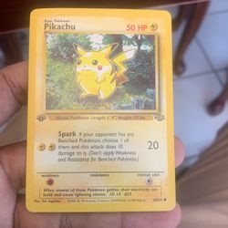 Pikachu 1st Edition