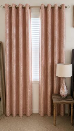 Pink drapes