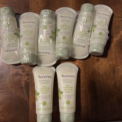 Aveeno Positively Radiant Skin Brightening Daily Scrub - 8 New 2oz Tubes