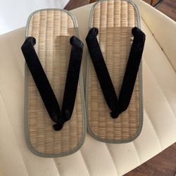 New Seta (Japanese Tatami Sandals) Size 10