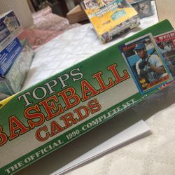 1990 Topps Baseball Cards Complete Set 792 cards Griffey card 