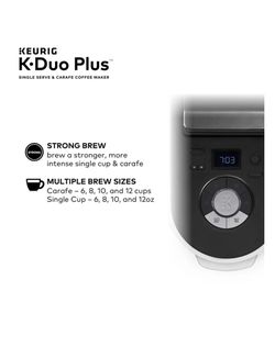 Keurig® K-Duo Plus® Coffee Maker with Single Serve K-Cup Pod & Carafe Brewer Thumbnail