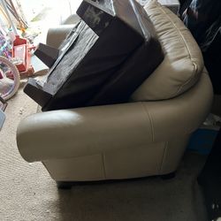 arm chair and ottoman 
