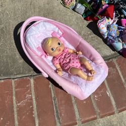 Baby Doll And Carrier