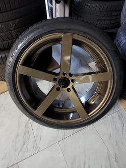 Wheels  20 Inch Bronze Finish  Rohana 