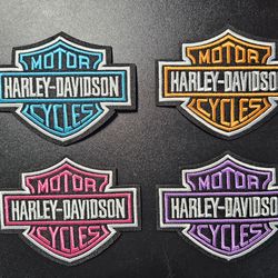 Harley-Davidson Patches 1 of each color