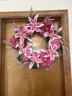 Lily Pink Wreath 