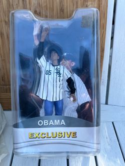 B. Obama  Baseball figure