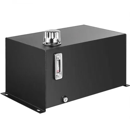 Hydraulic Fluid Tank 10 Gal Fuel Tank Heavy Duty Hydraulic Steel Tank Reservoir, Gasoline Transfer Tanks, Hydraulic Reservoir with Strainer Tank Gauge