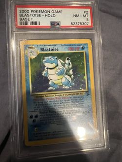 200 Blastoise Base Set 2 PSA 8