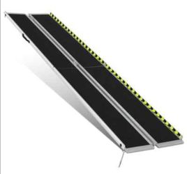 Portable Folding Aluminum Alloy
Wheelchair Ramp
Dimension: 29 in W X 10 ft L X 2 in H Extended