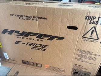 Hyper Bicycles 29” Electric Mountain Bike – 36V, 350W Motor – Class 2 – Black