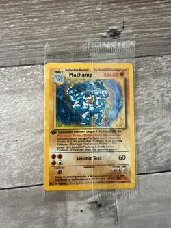 1st Edition  Machamp Holo sealed