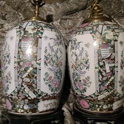 Porcelain Lamps Early 1900