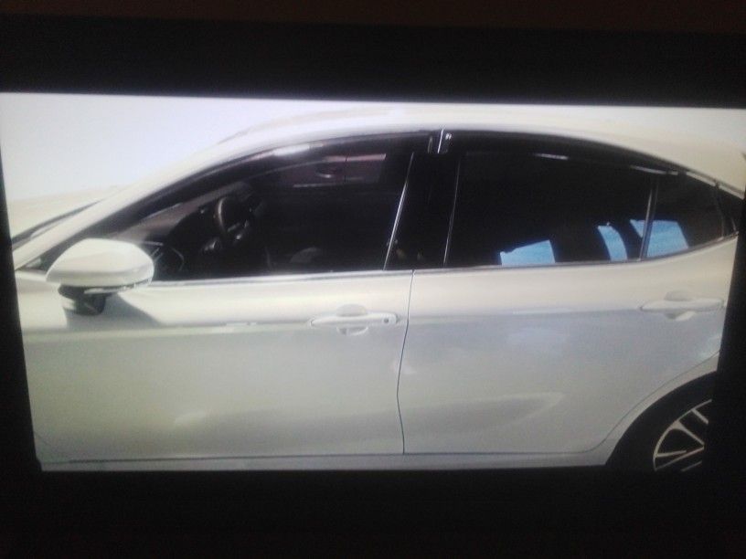 New Window Visor Deflectors For Toyota Camry 2025-2026 Tape-on. Smoke Tinted Sun & Rain Guards