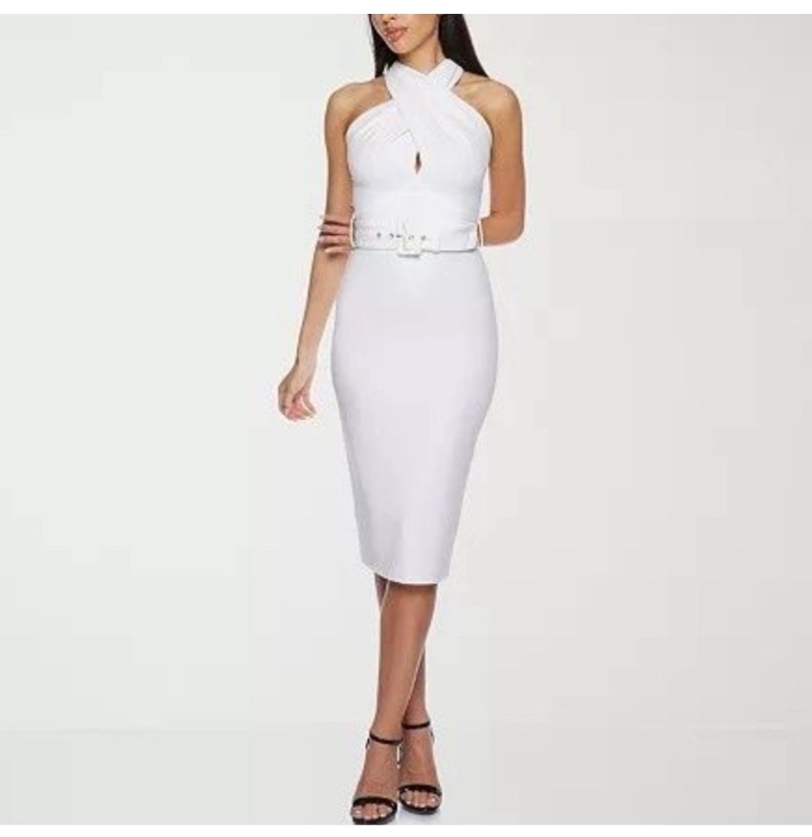 Premiere Amour Sheath Woman’s Business Elegant Wedding Dress Size 12 White