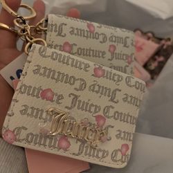 Juicy Couture Heart Card/coin Case Wallet