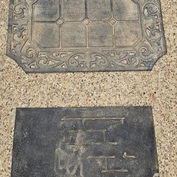 (2) Decorative Garage / Front Door Floor Mats