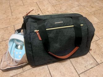 Mommore Travel/Work Bag for Breastfeeding Mom - holds pump, laptop, has insulated pockets