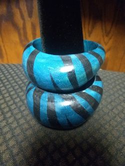 Wood bangles