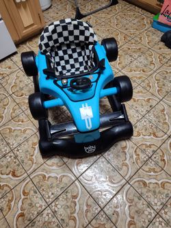 Excellent Walker excellent works great hardly used can be adjusted for a walker baby can learn how to walk with it it's a racing car accident conditio