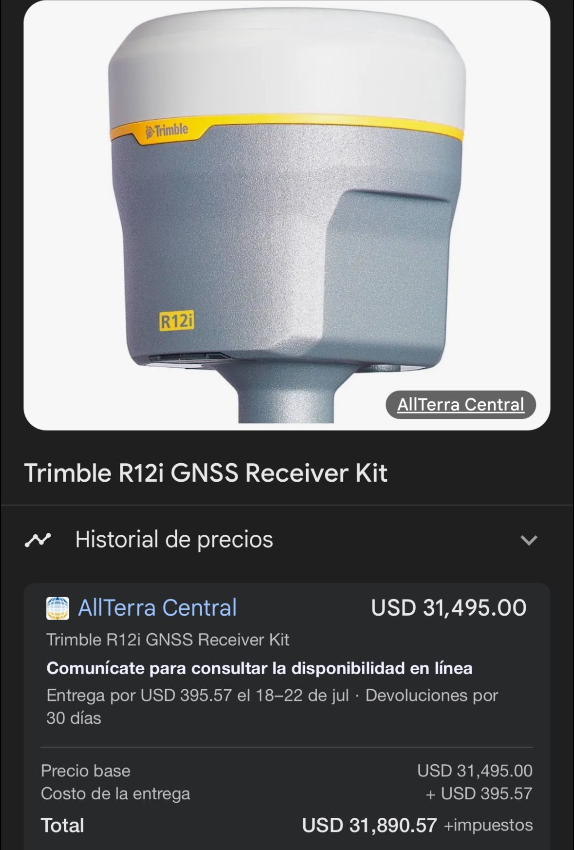 Trimble R12i GNSS Receiver Kit