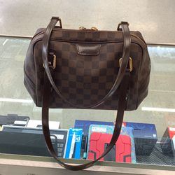 Louis Vuitton Damier Ebene Rivington PM Shoulder Bag 