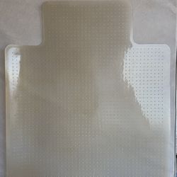 Carpet Chair Mat with Lip, 36” x 48” or 45" x 53'', Clear