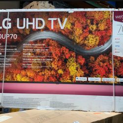 LG - 70" Class UP7070 Series LED 4K UHD Smart webOS TV