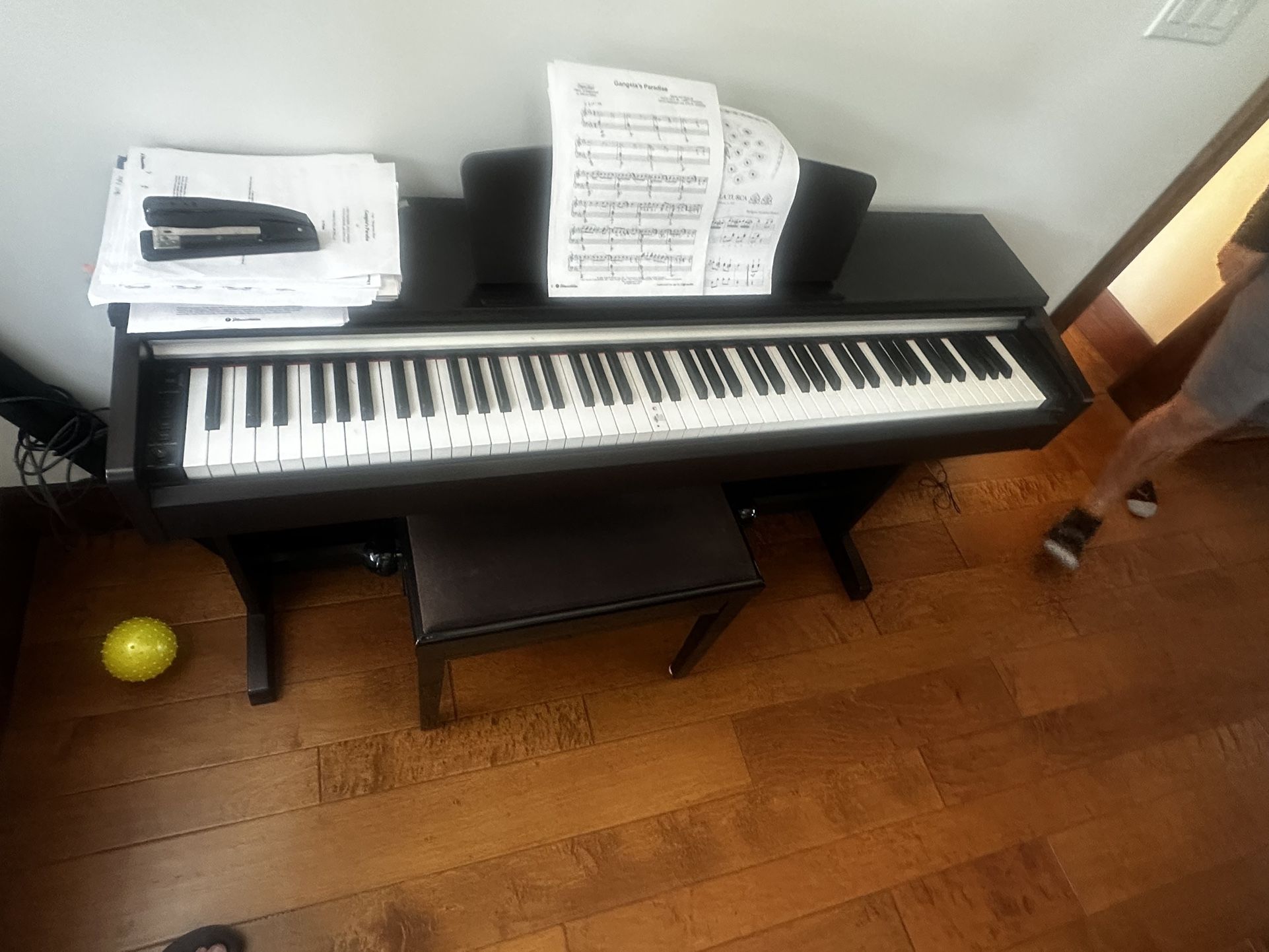 Yamaha Arius Digital Piano and Bench