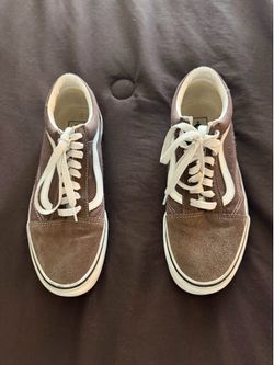 An excellent condition vans shoes brown size 8,5 women