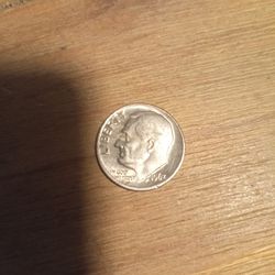 1967 Error Dime Struck Off Center