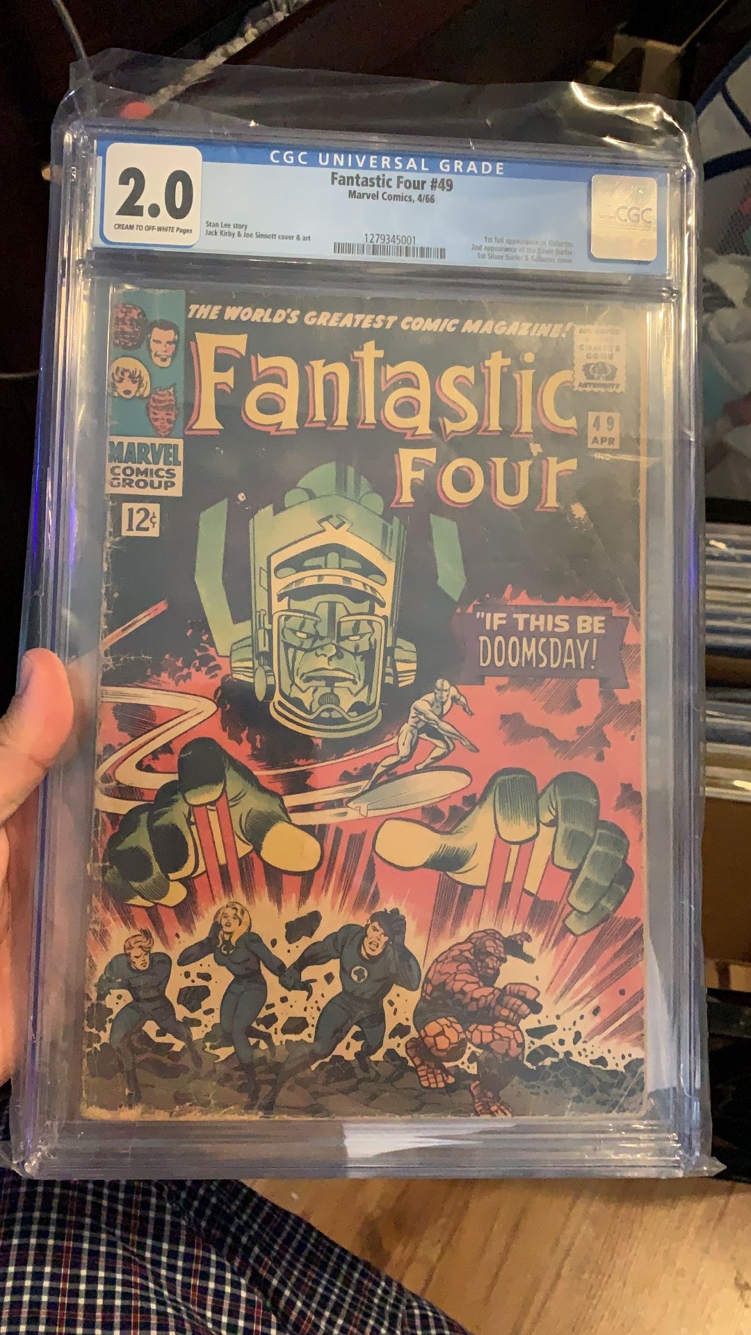 Fantastic Four 49 CGC 2.0 Marvel Comics