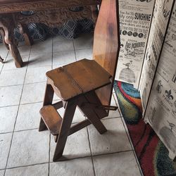 1970s iron board, step stool, chair all in one multi purpose