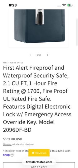 First Alert Safe