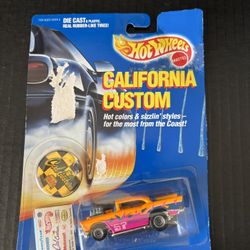 New Vintage 1989 Hot Wheels California Custom 57 Chevy 